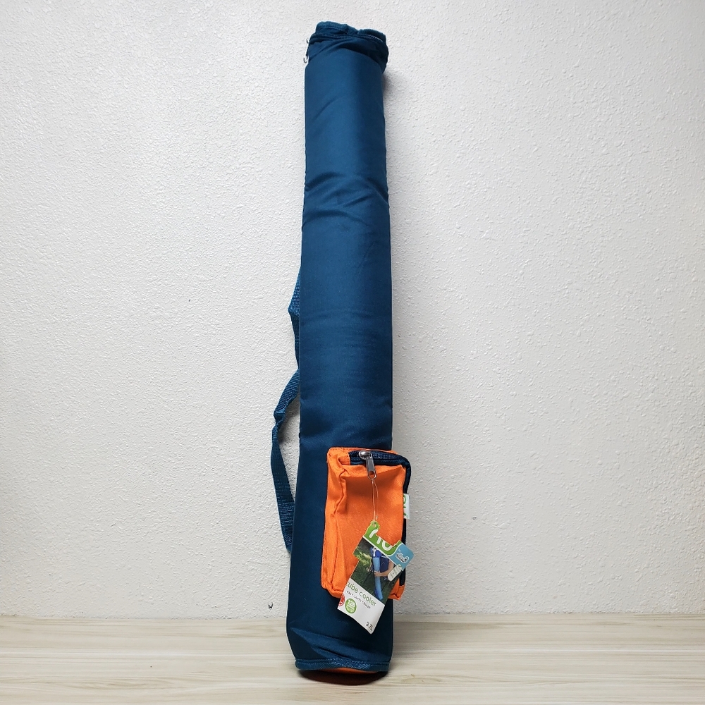 Nu Blue Avocado Tube Cooler Holds a 6-Pack of Your Favorite Drink